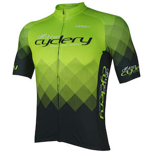 THE CYCLERY - Green Diamond Jersey