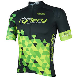 THE CYCLERY - Green Triangle Jersey