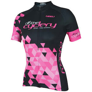 Bicycle and accessory: THE CYCLERY - Pink Triangle Jersey