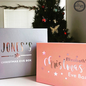 Christmas Eve Box DECAL thedesignroom