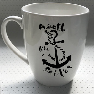 Mouth like a sailor DECAL thedesignroom