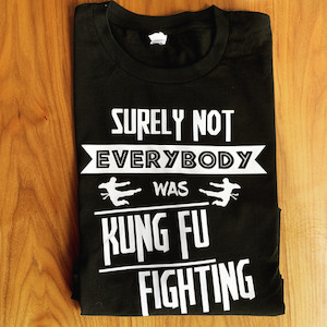 Surely not EVERYBODY was Kung Fu Fighting thedesignroom