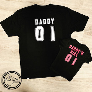 Daddy Daddy's Girl Tee set thedesignroom