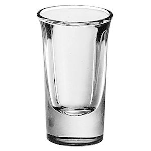 Homewares: Plain Shot Glass (Hire Price & Pickup Only)