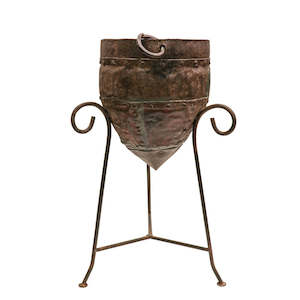 Homewares: Rustic Champagne Bucket on a Stand (Hire Price & Pickup Only)