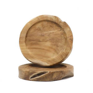 Crusoe Teak Platter (Hire Price & Pickup Only)