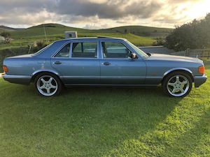 Mercedes SEL 1988 Blue (Hire Price & Pickup Only)