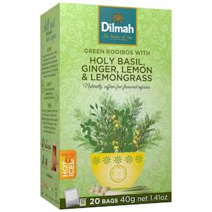 Holy Basil, Ginger, Lemon & Lemongrass Infusion - 20 Tea Bags