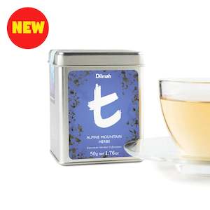 t-series Tin Caddy Alpine Mountain Herbs Natural Infusion 50g Loose Leaf