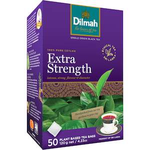 Premium Extra Strength Ceylon Black Tea 50 Tea Bags