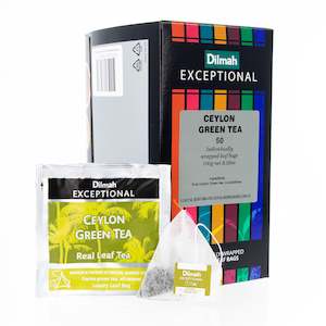 Exceptional Ceylon Green Tea 50 Enveloped Tea Bags