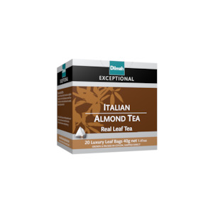 Tea wholesaling: Exceptional Italian Almond Black Tea 20 Tea Bags