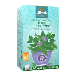 Pure Peppermint Infusion-20 Tea Bags with Tag