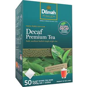 Tea wholesaling: Premium Decaf Ceylon Black Tea 50 Tea Bags