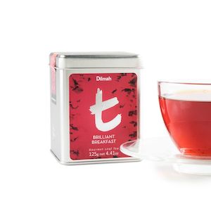 t-series Tin Caddy Brilliant Breakfast 125g Loose Leaf Tea