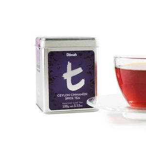 t-series Tin Caddy Ceylon Cinnamon Spice Black Tea 100g Loose Leaf Tea