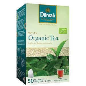 Organic Ceylon Black Tea 50 Tea Bags