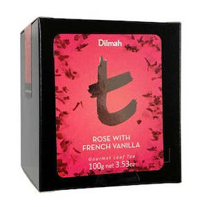 t-series Refill Box Rose with French Vanilla Black Tea 100g Loose Leaf Tea