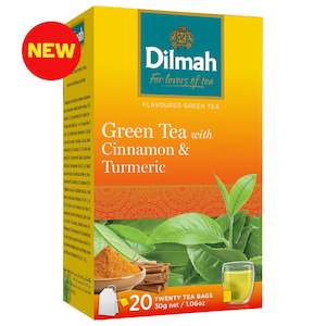 Green Tea with Cinnamon and Turmeric 20 Tea Bags