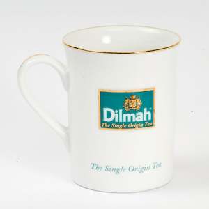 Tea wholesaling: Dilmah Gold Rimmed Porcelain Mug 250mL