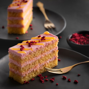 Lemon Berry Bliss Premium Layered Slab Cake