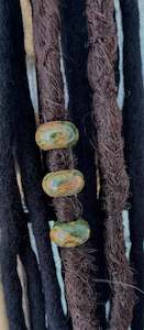 Dread Beads: Rhyolite Jasper Gemstones - Set of 3