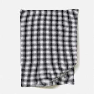 Gingham Washed Cotton Tea Towel