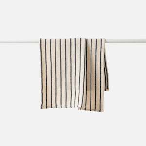 Stripe Waffle Hand Towel