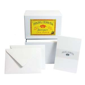 Cream Laid Note Card Presentation Box