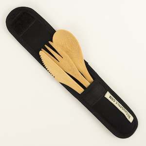 Choose to ReUse Bamboo Cutlery Kit & Cotton Pouch