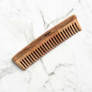 Wooden Comb Wide Teeth