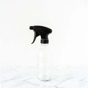 Clear Glass Bottle Trigger Spray - 300ml Plain