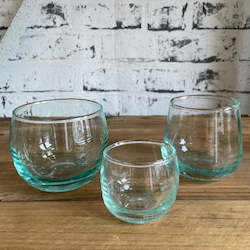 Beldi Hand Blown Moroccan Glasses: Round Glasses - 3 sizes NEW