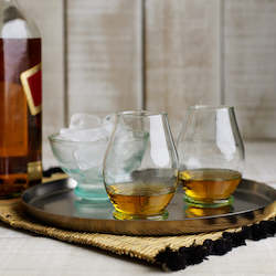 Beldi Hand Blown Moroccan Glasses: Whisky and Spirit Glasses  - 2 sizes