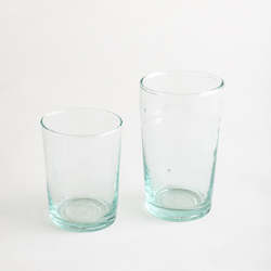 Beldi Hand Blown Moroccan Glasses: Straight Glasses - 2 sizes