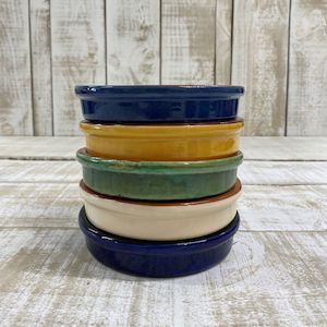 Spanish Terracotta: Spanish Terracotta Coloured Tapas Dishes - 3 sizes - 5 colours