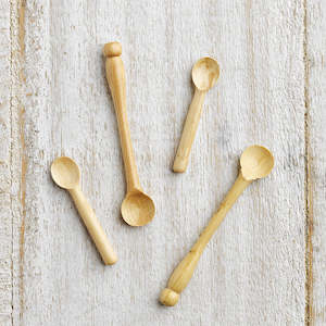 Wooden Salt Spoon - made in France from boxwood - 2 sizes