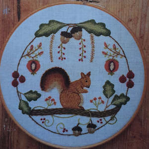 Fabrics textile: Squirrel Wreath