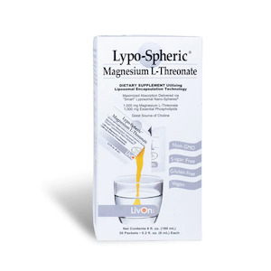 Lypo-Spheric Magnesium L-Threonate - 30 satchets Healthsupport