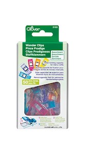 CLOVER Wonderclips Asstd 50 pieces