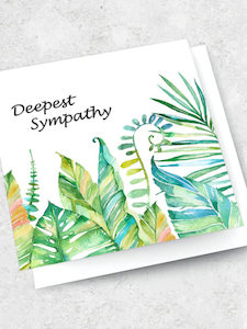 No.1-Deepest Sympathy Greeting Card