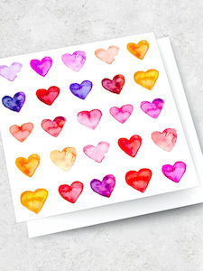 Hearts Greeting Card