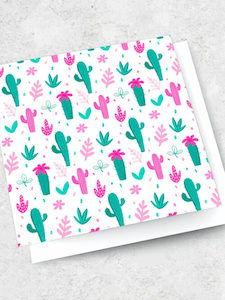 Flower: Cactus Greeting Card