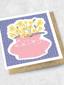 Flower: Summer Abstract Card