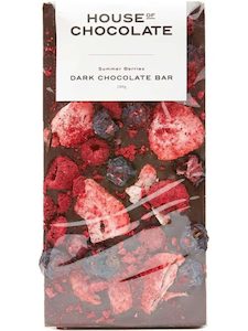 Summer Berries Dark Chocolate Bar