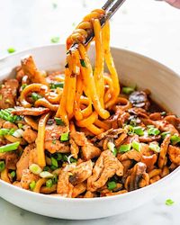 Peanut Chicken Noodles