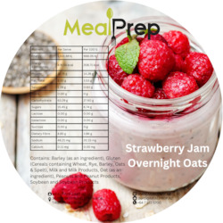 Strawberry Jam Overnight Oats