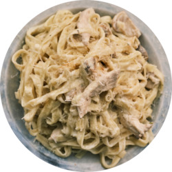 Chicken and Mushroom Alfredo