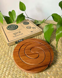 Kauri Table Mat - Spiral " Koru"