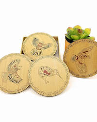 Coasters - Native Birds by Crystal Ashley